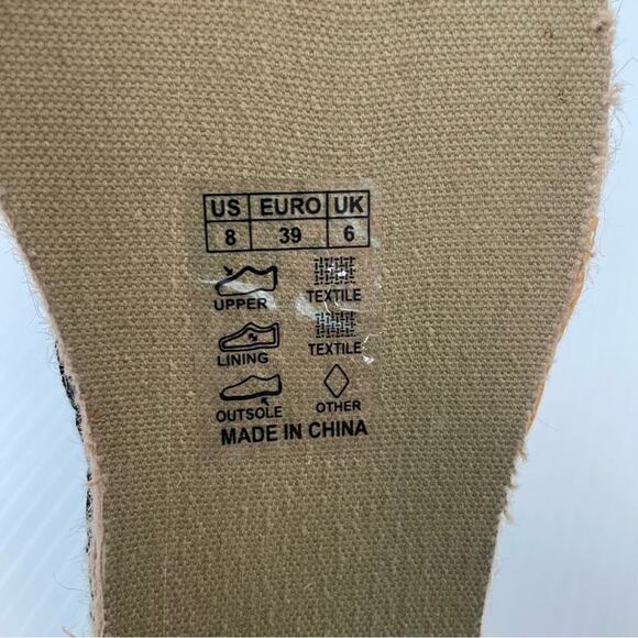 🆕 Capelli New York floral espadrille slip on flats size 8 - Picture 6 of 8